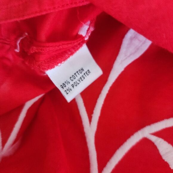 Talbots tunic full embroidery coastal summer resort tunic blouse - Picture 14 of 14